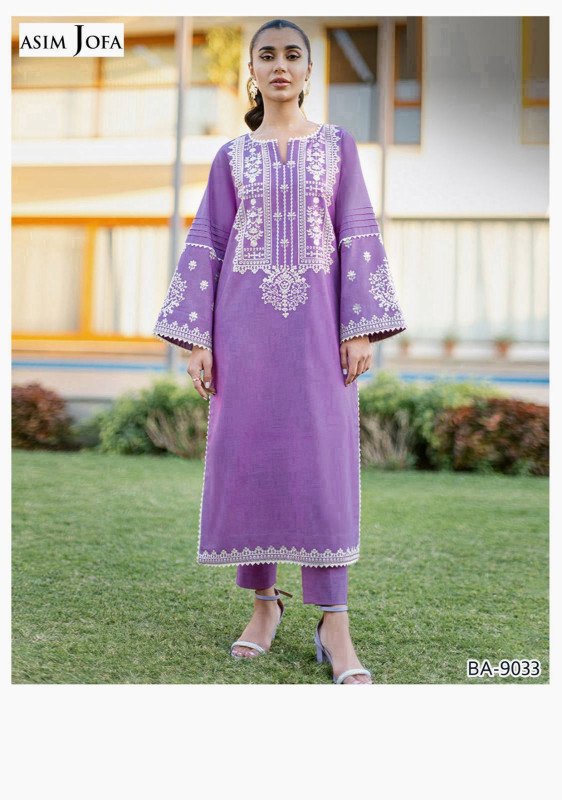 Winter Collection Mix Dhanak Embroidered 2 Piece Suit Front and Sleeves Full Embroidered  Dyed Trouser