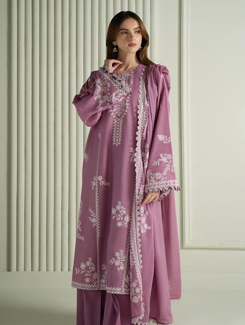 RESENTING CROSS STITCH PREMIUM HEAVY EMBROIDERED DHANAK VOL Winter Collection 2025