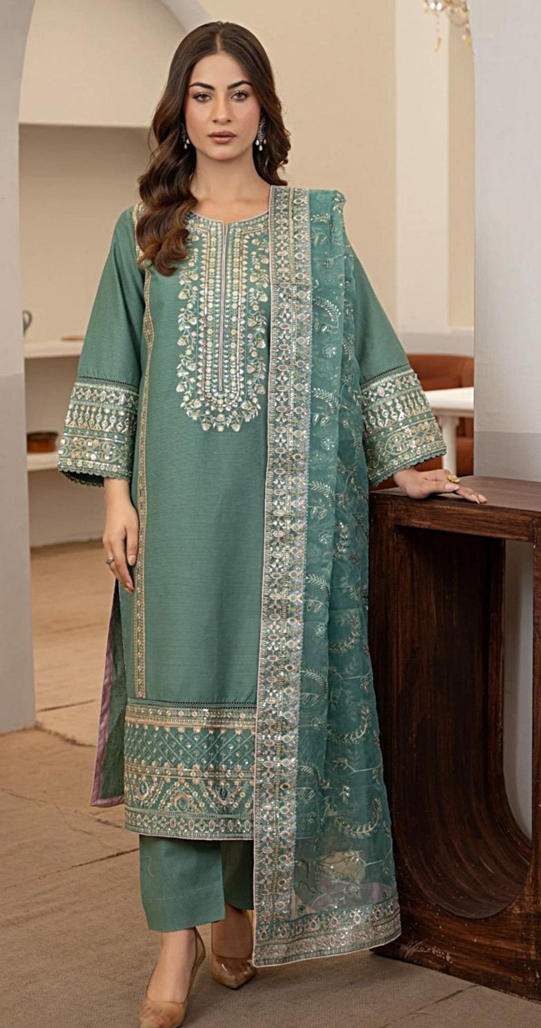 RESENTING VANYA PREMIUM HEAVY EMBROIDERED DHANAK VOL Winter Collection 2025